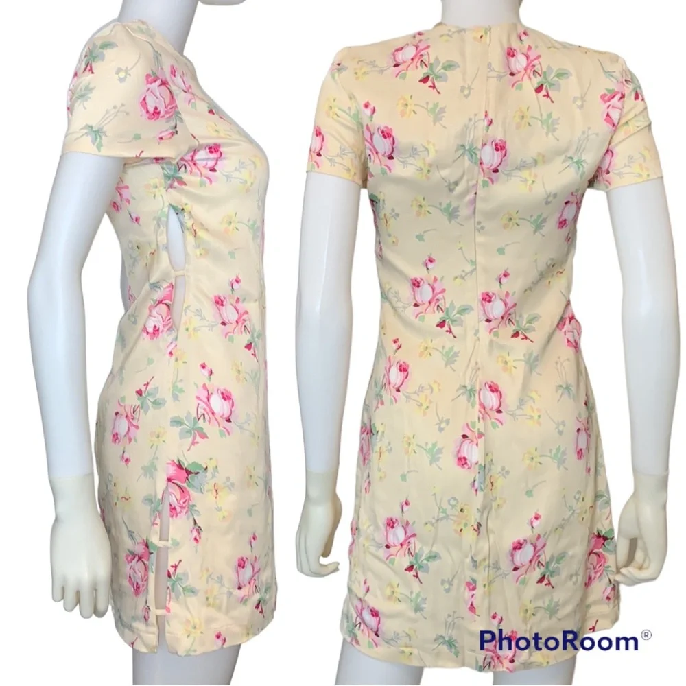 NWOT Zara Floral Mini Dress - Picture 5 of 16